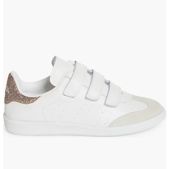 Isabel Marant Beth low top sneakers with glitter - Picture 5 of 6